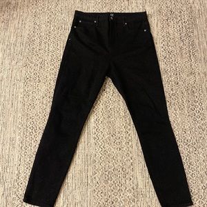 Gap high rise skinny jeans